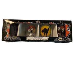 Hocus Pocus Disney Shot Glass Set Halloween